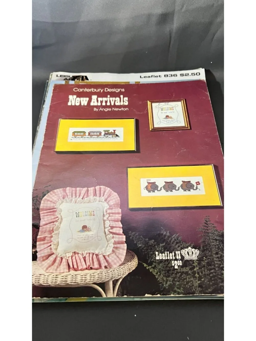 Vintage Cross-Stitch Leaflets Bundle Canterbury Designs Baby Patterns